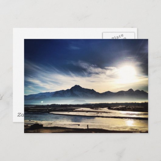 Carte Postale diverses scènes d'alaska (Devant / Derrière)