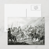 Carte Postale Diverses tribus de cosaques russes (Devant / Derrière)