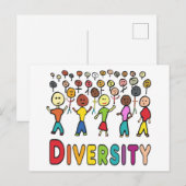 Carte Postale Diversité (Devant / Derrière)