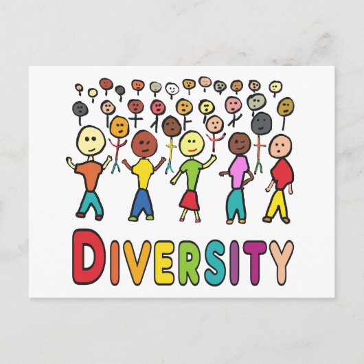 Carte Postale Diversité (Devant)