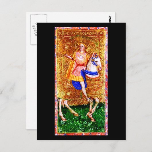 Carte postale-Divination Vintage-Tarot 10 (Devant / Derrière)