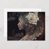 CARTE POSTALE DIVINE FEMININE #2 (Devant / Derrière)