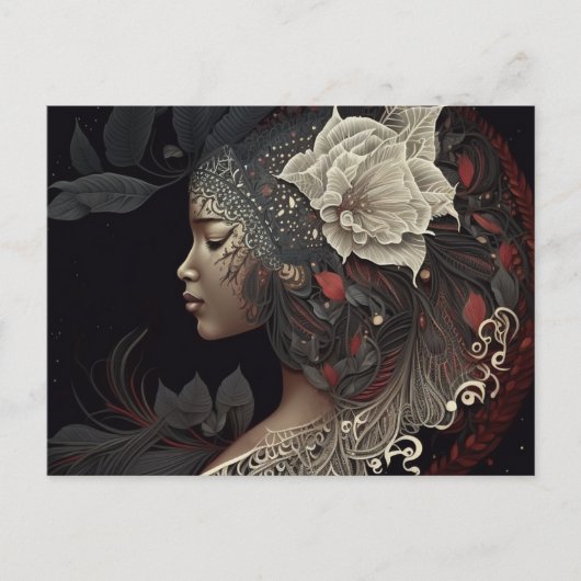 CARTE POSTALE DIVINE FEMININE #2 (Devant)