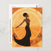 CARTE POSTALE DIVINE FEMININE #5 (Devant / Derrière)