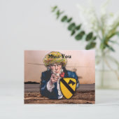 Carte Postale Division de cavalerie 1ère de l'Air de la drague i (Debout devant)