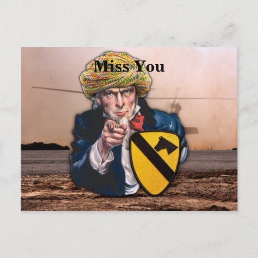 Carte Postale Division de cavalerie 1ère de l'Air de la drague i (Devant)