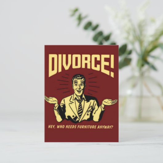 Carte Postale Divorce (Debout devant)