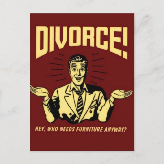 Carte Postale Divorce (Devant)