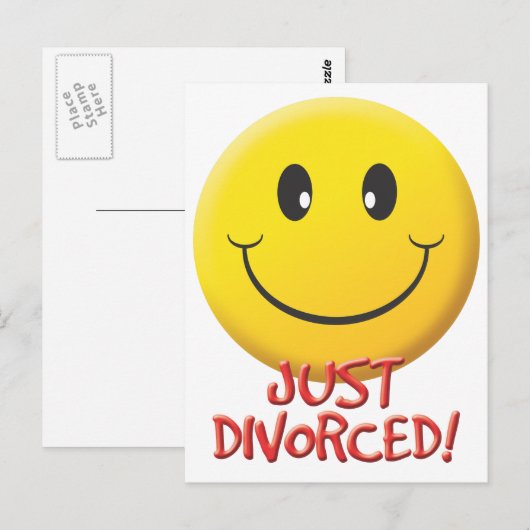 Carte Postale Divorcé (Devant / Derrière)