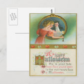 Carte Postale Divulgations des pommes de la fête d'Halloween Vin (Devant / Derrière)