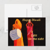 Carte Postale Diwali (Devant / Derrière)