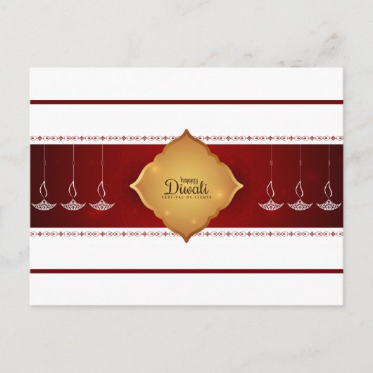 Carte postale Diwali (Devant)