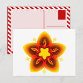 Carte Postale diwali rangoli (Devant / Derrière)