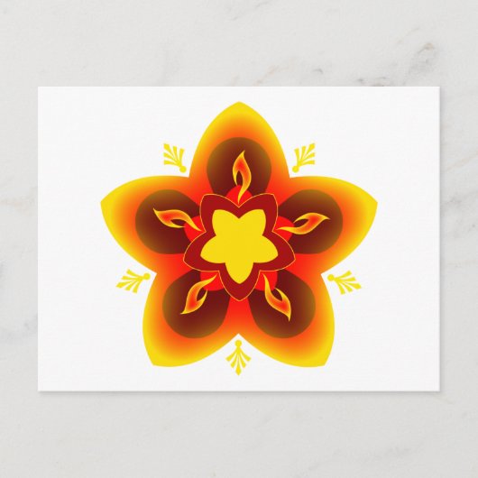 Carte Postale diwali rangoli (Devant)