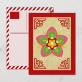 Carte Postale diwali rangoli (Devant / Derrière)