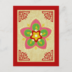 Carte Postale diwali rangoli
