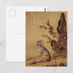 Carte Postale Dix Chiens primés - Banjinbiao (lévriers chinois)