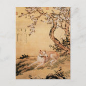 Carte Postale Dix Chiens primés - Loup Shanxing (lévriers chinoi (Devant)
