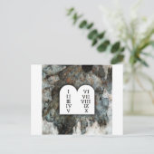 Carte Postale Dix commandements (Debout devant)