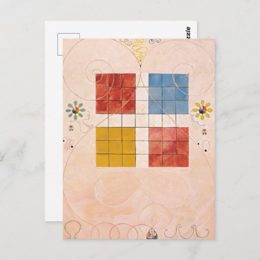 Carte Postale Dix Plus Grandes, No 10, Vieillesse | Hilma af Kli (Devant / Derrière)