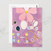 Carte Postale Dix Plus Grandes, No 5, Adultes | Hilma af Klint | (Devant / Derrière)