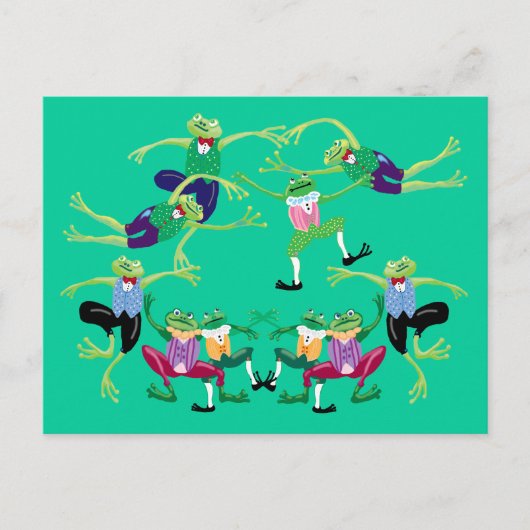 Carte Postale Dix seigneurs un saut (Devant)