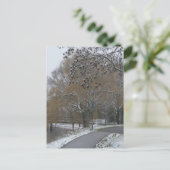 Carte postale DIY Paysage d'hiver (Debout devant)