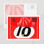 Carte Postale Dizaines (Devant / Derrière)