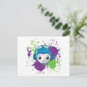 Carte postale Dj (Debout devant)