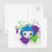 Carte postale Dj (Devant / Derrière)