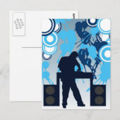 carte postale dj (Devant / Derrière)