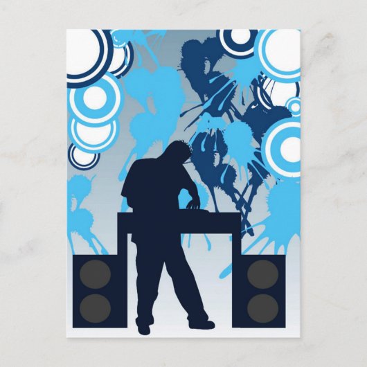 carte postale dj (Devant)