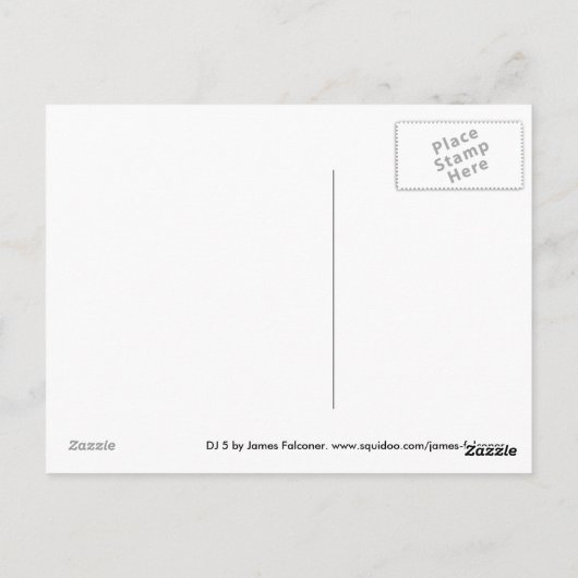 CARTE POSTALE DJ 5 (Dos)