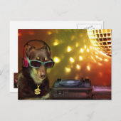 Carte Postale DJ Ally à da House (Devant / Derrière)