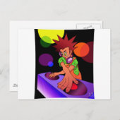 Carte Postale Dj Anime Jr. (Devant / Derrière)