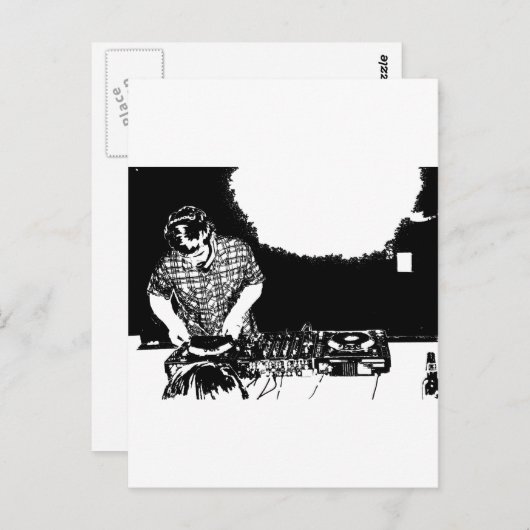 Carte Postale DJ Carson (Devant / Derrière)