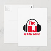 CARTE POSTALE DJ EST DANS LA MAISON (Devant / Derrière)