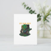 CARTE POSTALE DJ GALAXY (Debout devant)