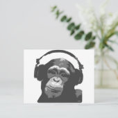 CARTE POSTALE DJ MONKEY (Debout devant)