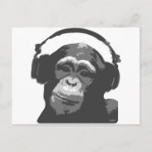 CARTE POSTALE DJ MONKEY (Devant)