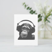 CARTE POSTALE DJ MONKEY (Debout devant)