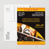 Carte postale DJ Music Club (Devant / Derrière)