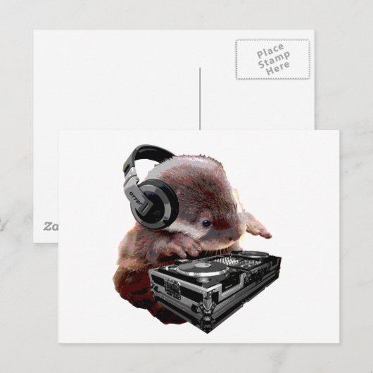 Carte Postale DJ None Otter (Devant / Derrière)