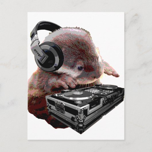 Carte Postale DJ None Otter (Devant)