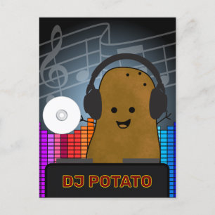 Carte Postale DJ Potato Personnalisé
