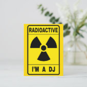 Carte Postale DJ radioactif (Debout devant)
