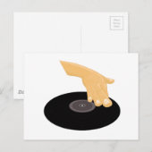 Carte Postale Dj Scratch (Devant / Derrière)