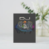 Carte Postale DJ Techno Music Party edm Festival Sound (Debout devant)