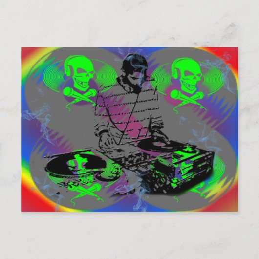 Carte Postale DJ Vinal Spiner (Devant)