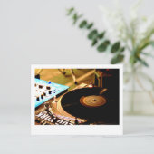 Carte Postale DJ Vinyl 1 (Debout devant)